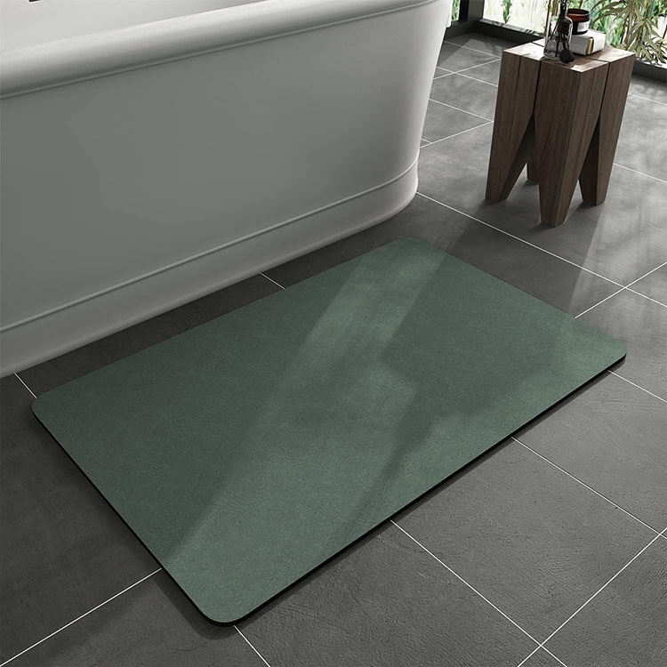 Cross-Border Amazon Diatom Mud Absorbent Pad Bathroom Mat Toilet Bathroom Entrance Non-Slip Household Bathroom Floor Mat