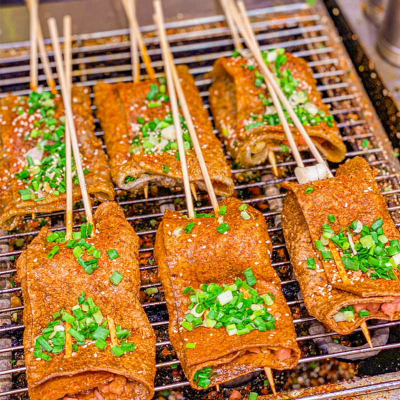 红油苕皮烧烤专用重庆烤苕皮套餐四川家用烧烤摊配料食材商用苕皮
