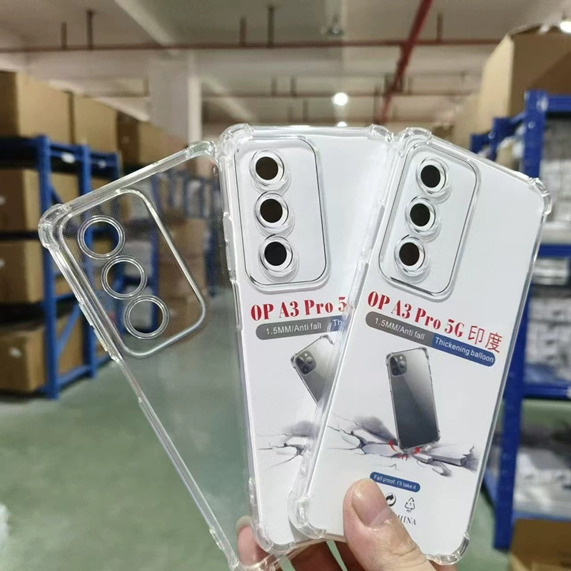 四角防摔手机壳透明TPU适用OPPO A79 5G/A80 5G/A98 5G/A97 5G