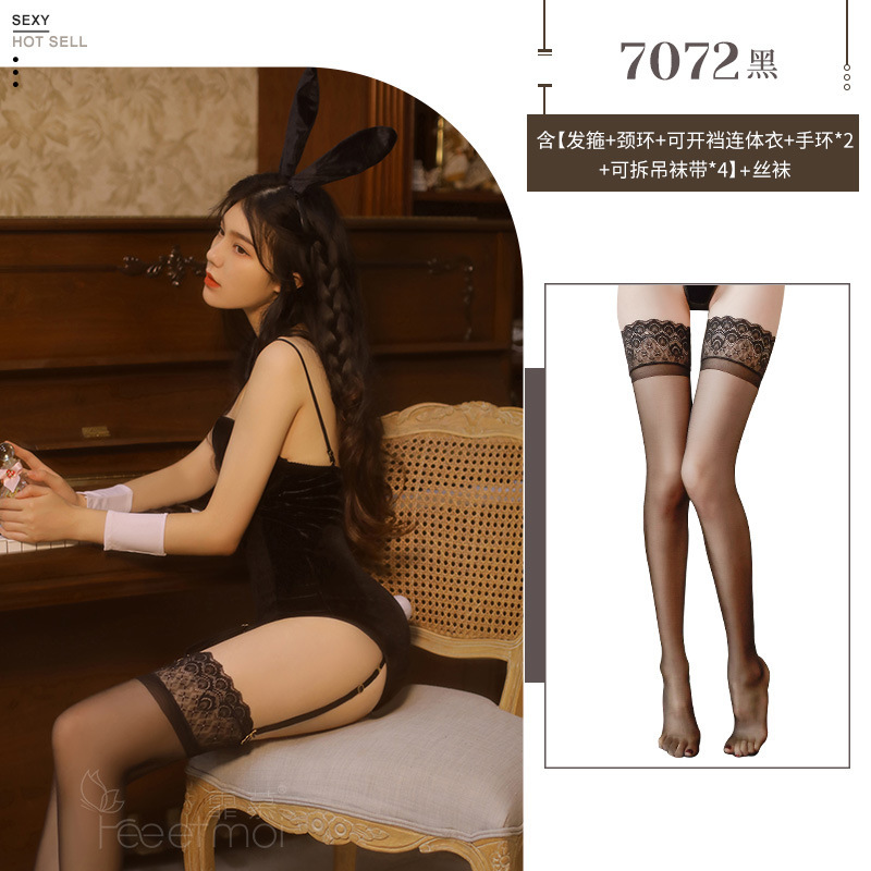 Sexy Underwear Nurse Stockings Emotional Fun Uniform Bunny Cos Clothing Sexy Lace Pure Desire Bed