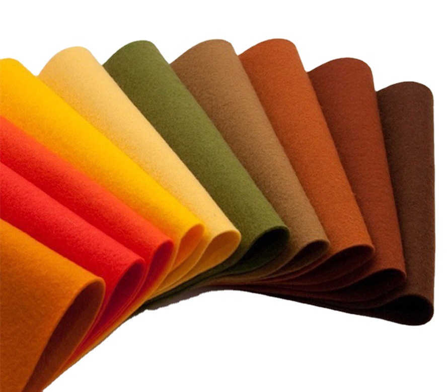 厂家供应厚彩色羊毛毡布工业羊毛毡出口俄罗斯多种颜色可选