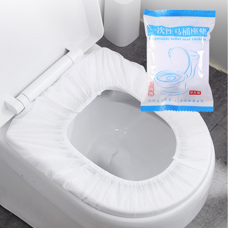 Disposable Toilet Mat Thicken Non-Woven Fabric Toilet Seat Cushion Travel Portable Hotel Toilet Toilet Seat Cover Seat Cushion Wholesale