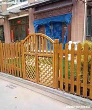 花园庭院门户外防腐木木门碳化木实木拱门花架栅栏门菜园篱笆围栏