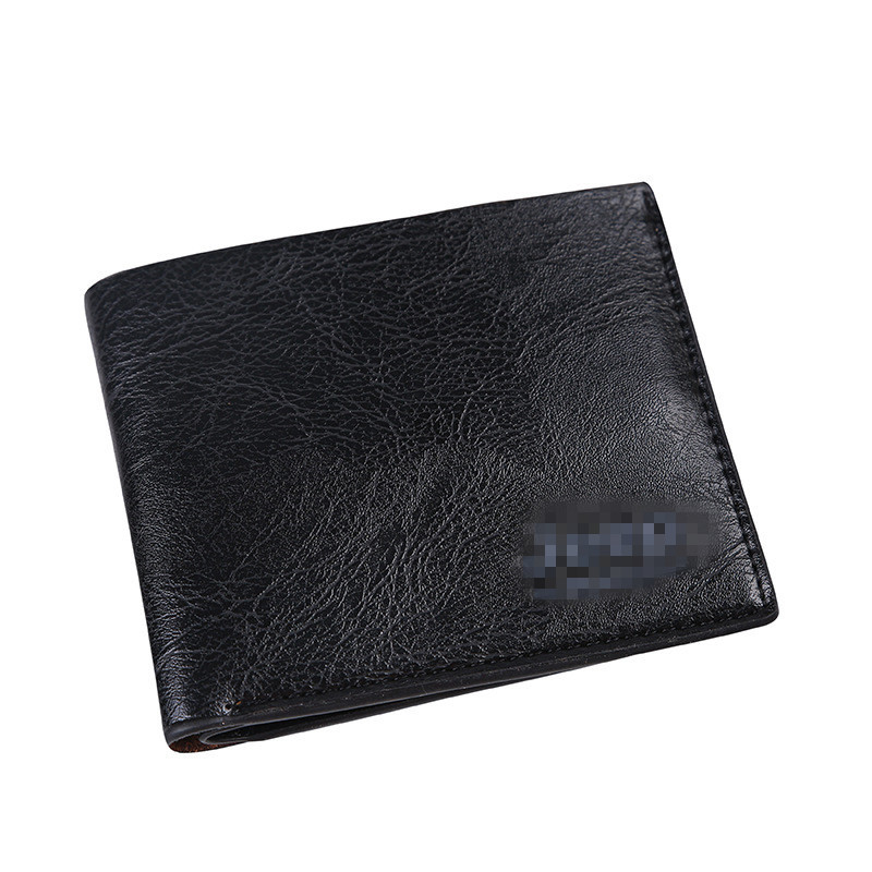 Factory Wholesale Cross-Border 2022 New Korean Style Casual Men's Pu Short Wallet Wallet