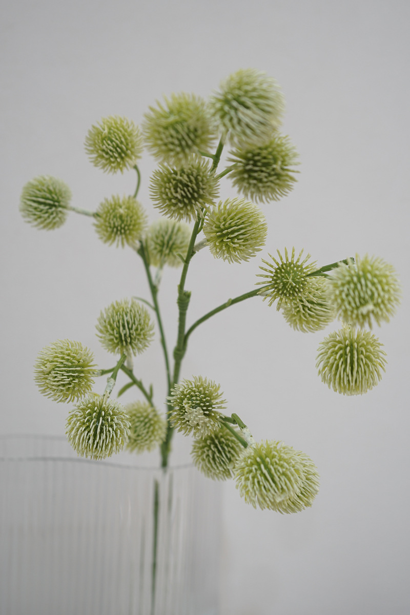 简约自然高质仿真果实单枝松球果毛毛果造景摆设diy装饰厂家批发