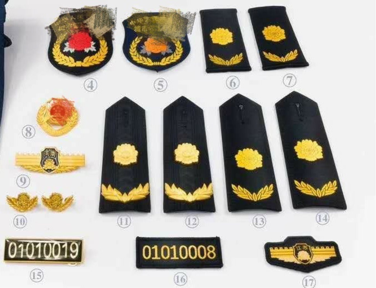 厂家供应新城市管理标志肩章臂章魔术贴胸章编号量大从优臂章肩章