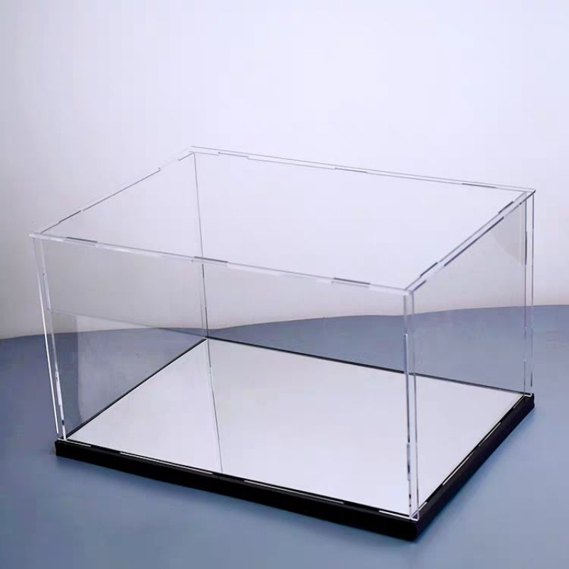 玻璃罩批发透明亚克力汽车模型展示盒手办收纳防尘罩有机玻璃可