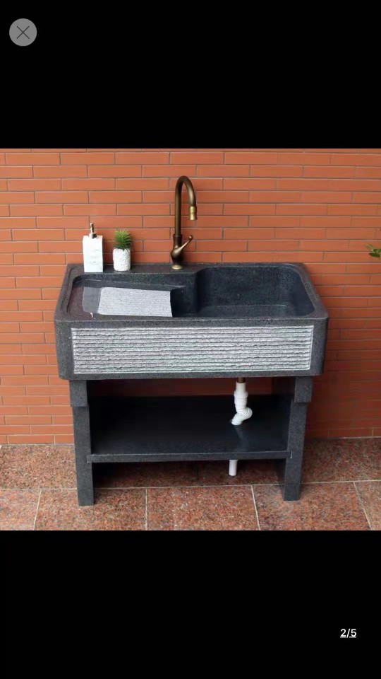 西北陕西西安石头洗衣池洗手盆流水池盥洗池水槽洗脸盆养花养鱼