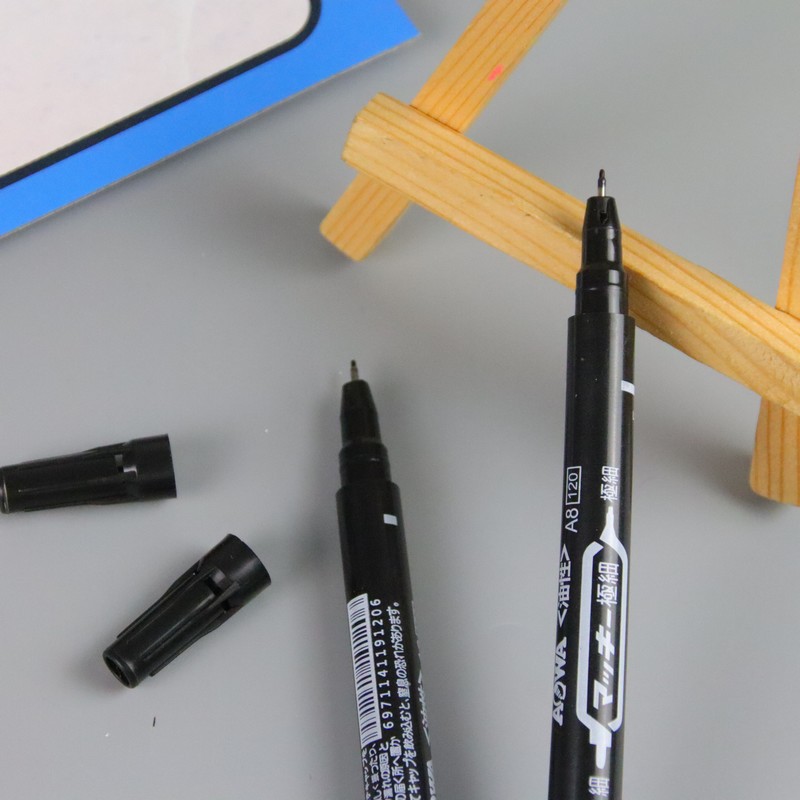 Bulk Small Double-Headed Hook Line Pen Creative 120 Water-Based Marking Pen Primary School Children Graffiti Graphic Art Brush