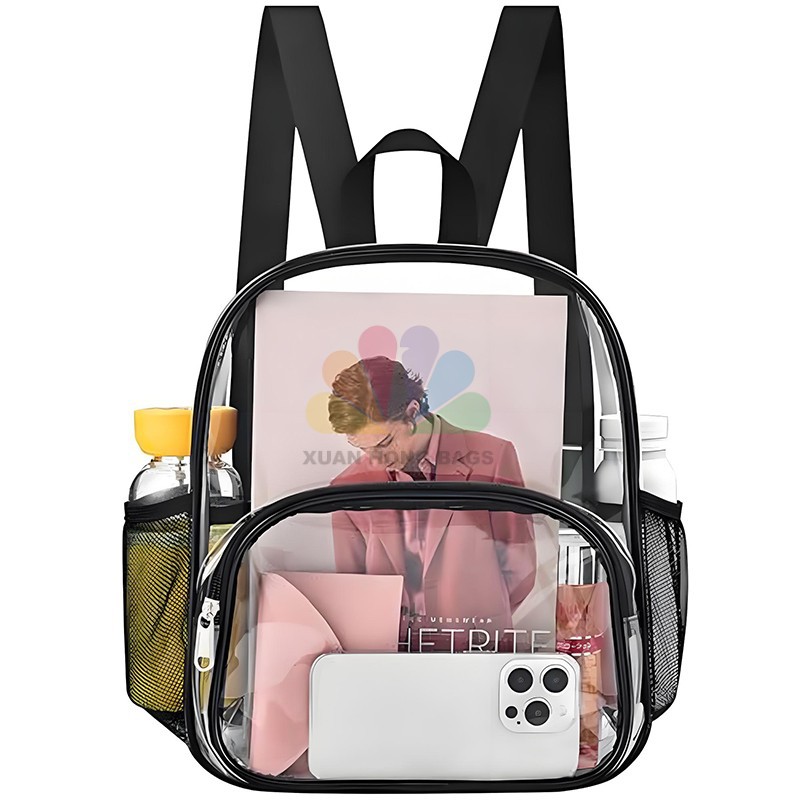 5成交0个pe穿绳塑料束口袋礼品pvc购物袋运动旅游抽绳背包袋透明防尘