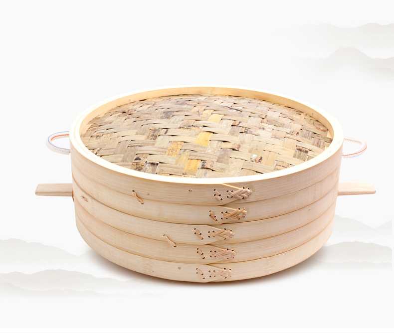 大蒸笼商用竹蒸笼家用蒸屉大号 竹制52公分蒸包子竹子笼屉竹笼屉