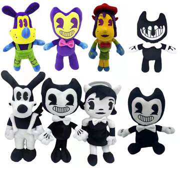 现货bendy and the ink machine 班迪和墨水机器惊悚游戏毛绒玩具