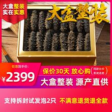 大盒整装丨皇纯 X6淡干海参500g 刺参干货海鲜水产礼盒海参即食