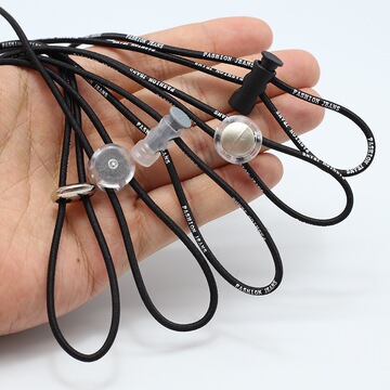 弹簧扣弹力扣卫衣羽绒服帽子裤脚抽绳调节松紧带收腰扣子免系鞋带