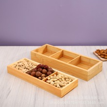 九宫格木盒干果盒实木收纳盒家用料理蔬菜拼盘盒中式实木月饼盒