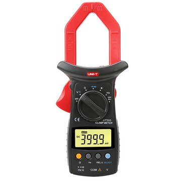 优利德ut205/206钳形表数字钳形万用表1000a大电流数显交流电流表