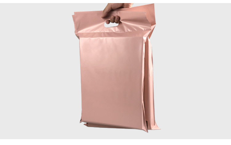 厂家定做手提快递袋 白色手提冲孔快递袋防水物流打包袋印刷logo