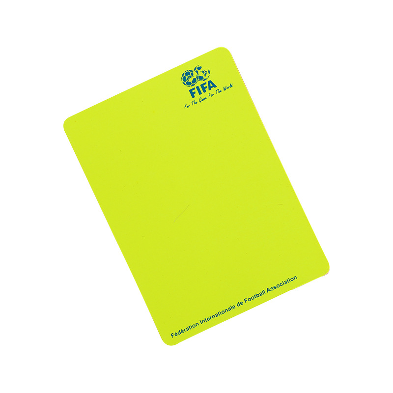 足球比赛红黄牌足球裁判辅助工具红黄牌 fifa红黄牌 皮套红黄牌