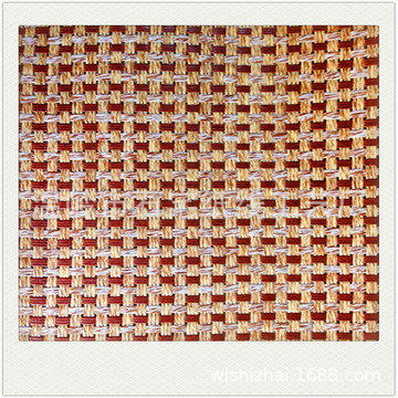 面料藤席半成品双面席毛料批发折叠席毛胚亚麻席定做