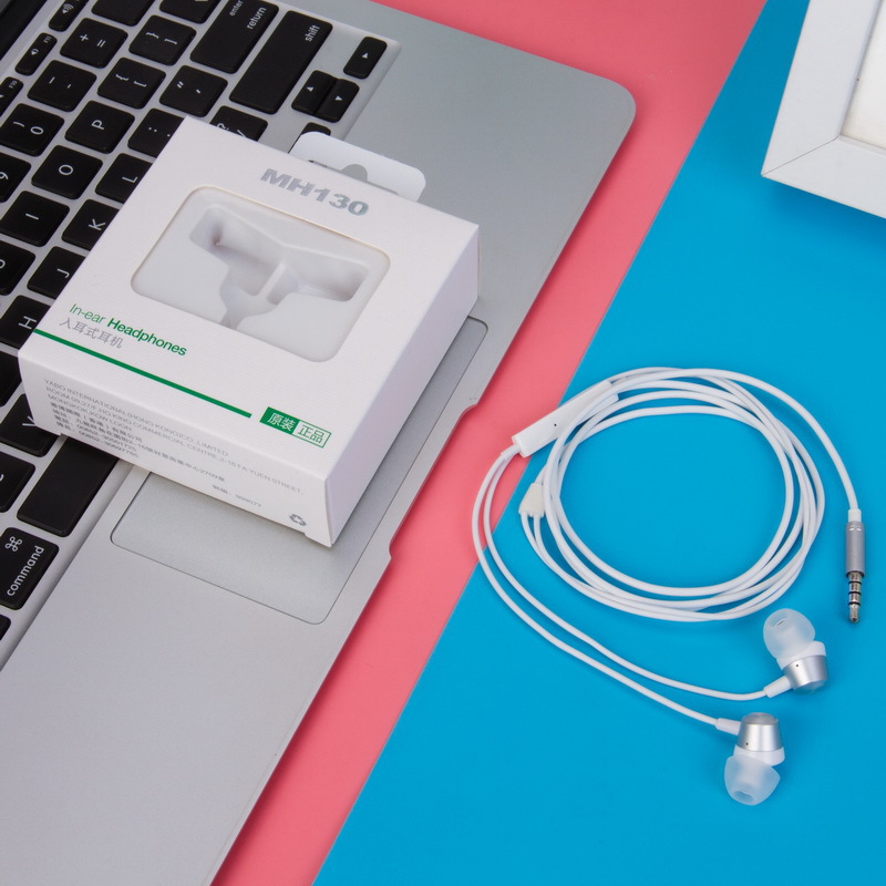 5mm普通接口入耳式耳机 mh130安卓降噪耳机