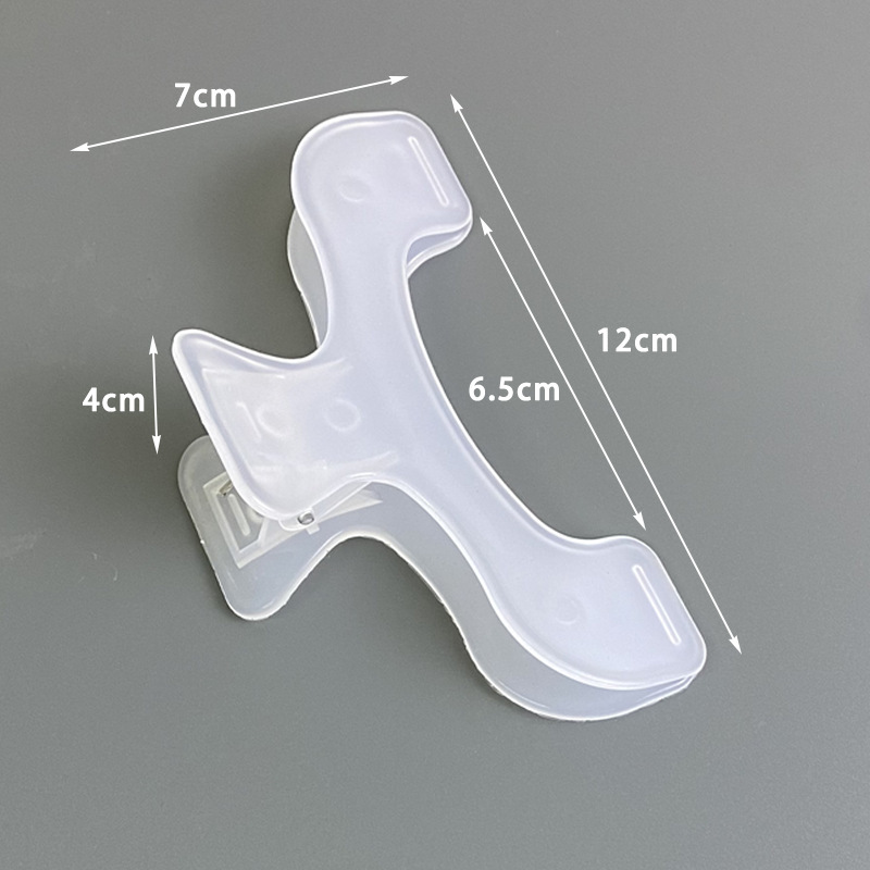 固定书夹强力夹子加厚透明办公学生专用实用便签夹宝盖头书夹