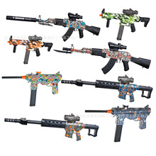 跨境新款AK手自一体软弹枪电动连发狙击男孩玩具枪冲锋水枪批发