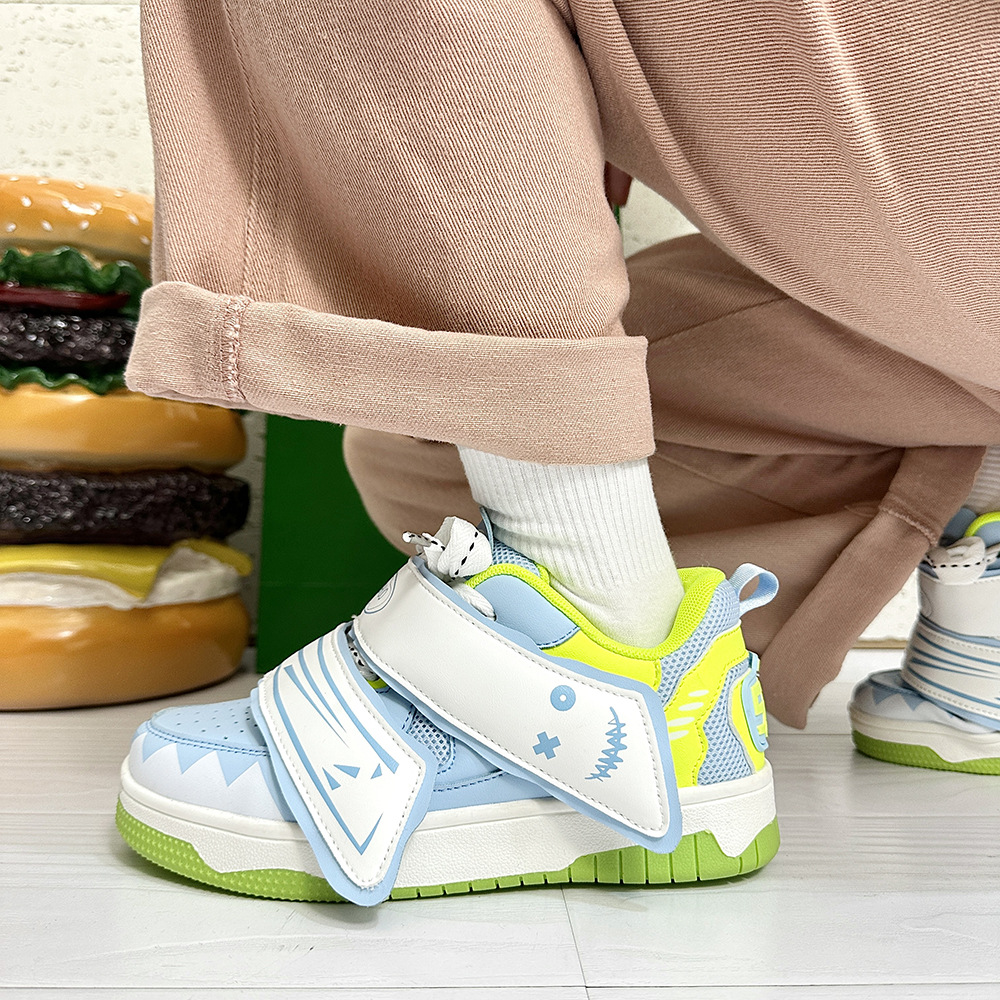 新款板鞋原创魔术贴国潮设计百搭ins爆款小众休闲潮流运动鞋男女