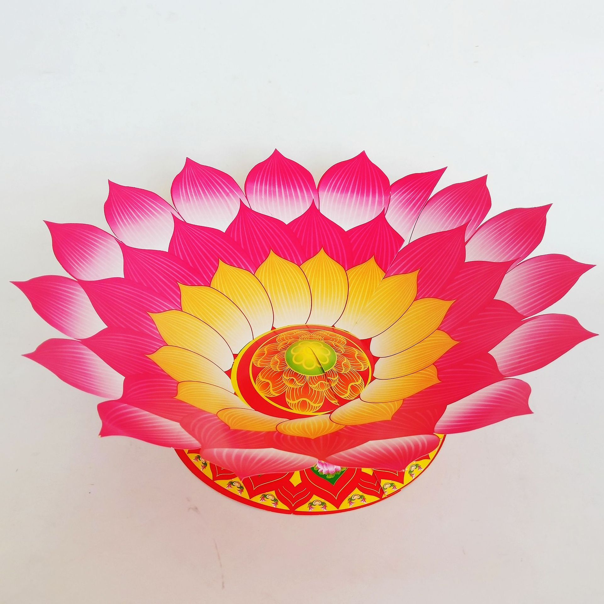 莲花聚宝盆烧纸