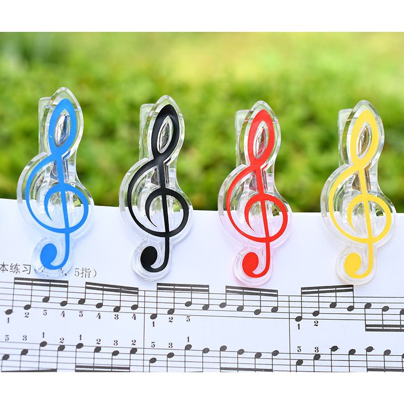 Student Creativity Sheet Music Folder Piano Score Clip Book File High Spectrum Number Music Score Eight Points Note Ticket Holder Music Stationery