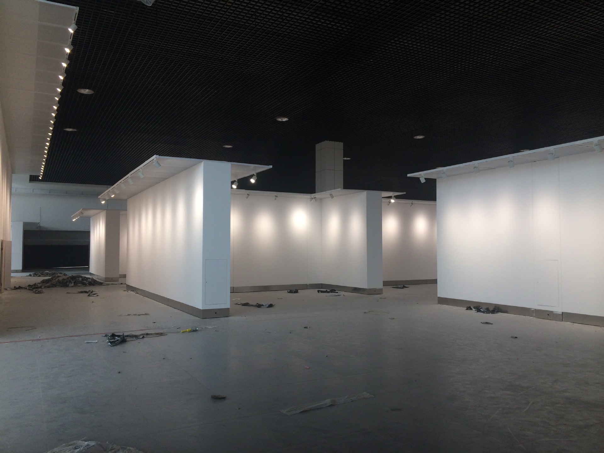 美术馆移动展墙 博物馆移动展板 美术展厅展墙固定展臂书画展墙