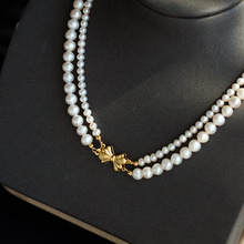 日本代购 tasaki/塔思琪 18k 21颗海水珍珠 长款项链 毛衣链_阿里巴巴