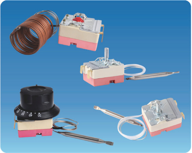 亮群电子液涨式温控器开关台湾原厂小家电热水器空气炸锅电器专用