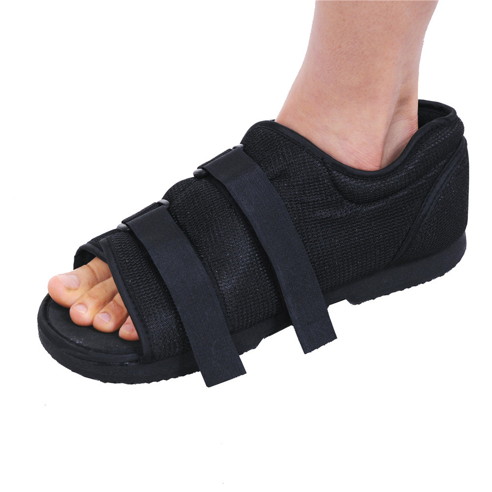 脚趾前足减压鞋脚受伤脚趾矫正外翻内翻术后走路康复鞋平底减压鞋