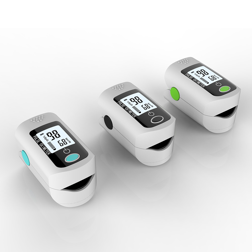 跨境英文电子血氧仪心率脉搏测量血氧仪表oximeter