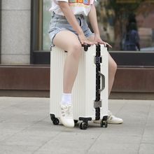商务新款行李箱男万向轮旅行箱拉杆箱女学生时尚大容量潮流密码箱