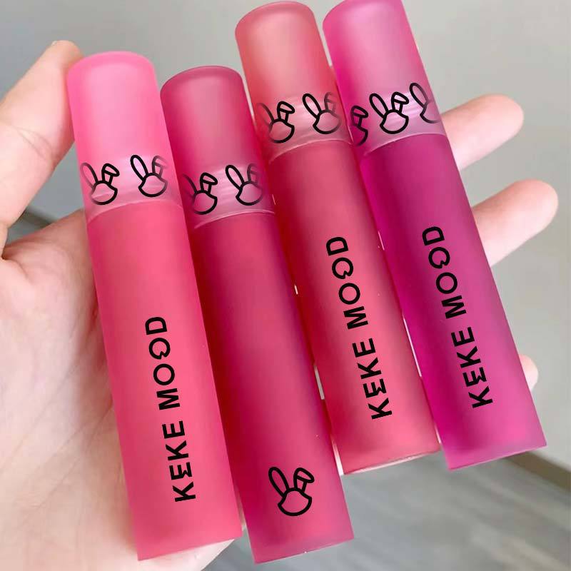 kekemood马卡龙唇泥哑光雾面小众品牌唇釉口红显白学生素颜平价