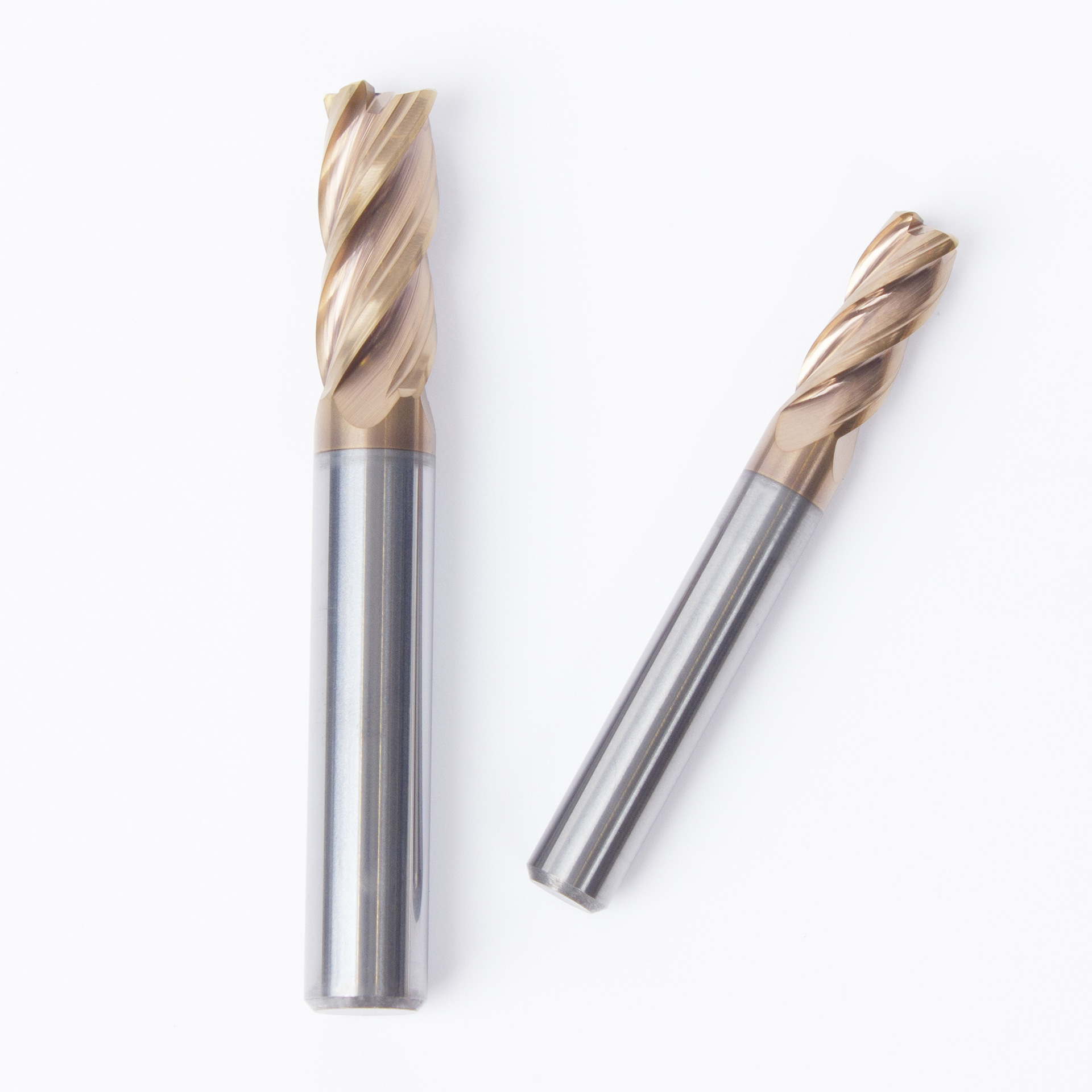 工厂钨钢铣刀4刃r角圆鼻刀55度涂层牛鼻刀数控硬质合金立铣刀批发