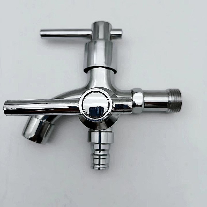 Side Open Dual-Purpose Multi-Functional Quick Opening Faucet One in Two Water Outlet Mop Pool into the Wall Quick Open Multi-Functional Faucet