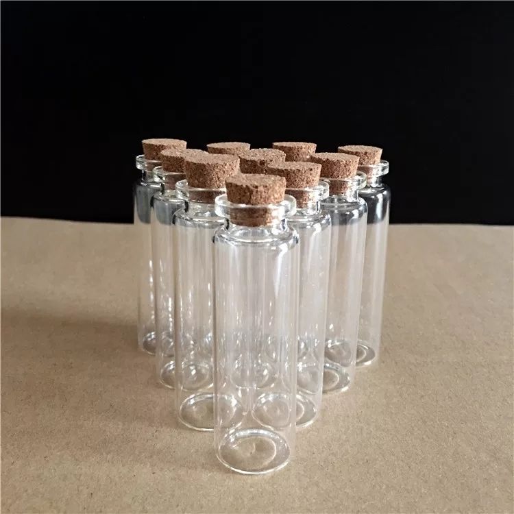 10只装包邮透明玻璃瓶10ml/15ml西林瓶木塞许愿瓶胶塞样品装饰瓶