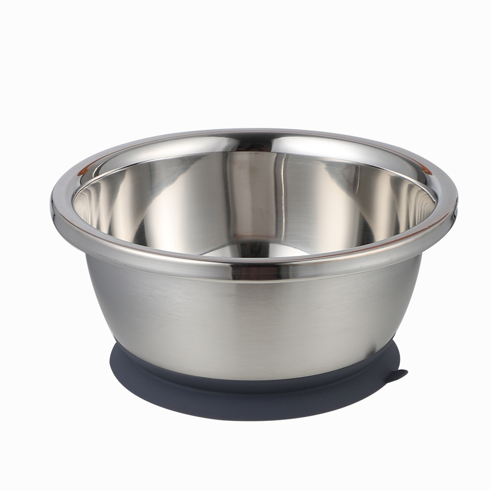 Stainless Steel Bowl for Pet Silicone Snack Catcher Non-Slip Dog Bowl Amazon Hot New Product Dog Basin Pet Food Basin Feeding