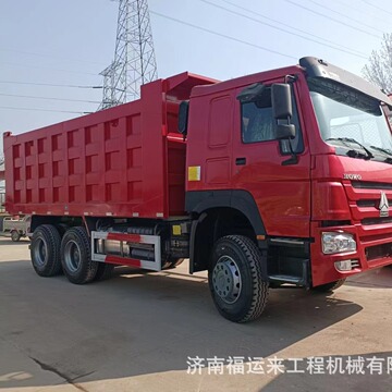 375马力新大箱专业出口重汽6*4车二手翻斗卡车重汽豪沃howo自卸车