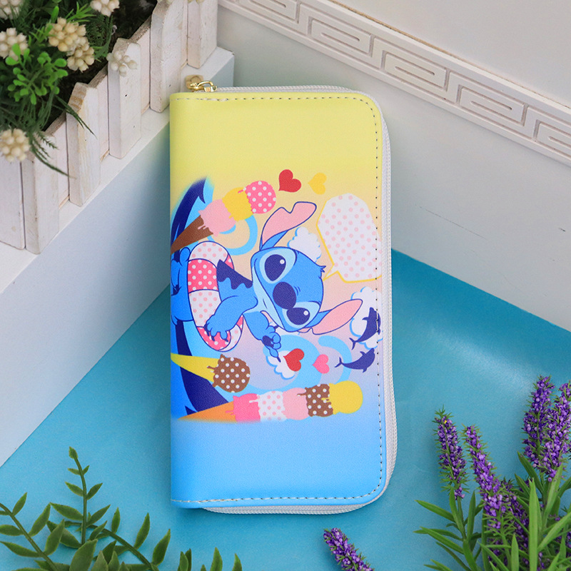 Pattern Customized New Product Novelty Trend Multiple Card Slots Large Capacity Cartoon Casual Long Zipper Unisex Wallet