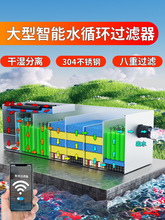 大型鱼池过滤器养鱼循环水系统室外锦鲤净水设备水池过滤装置