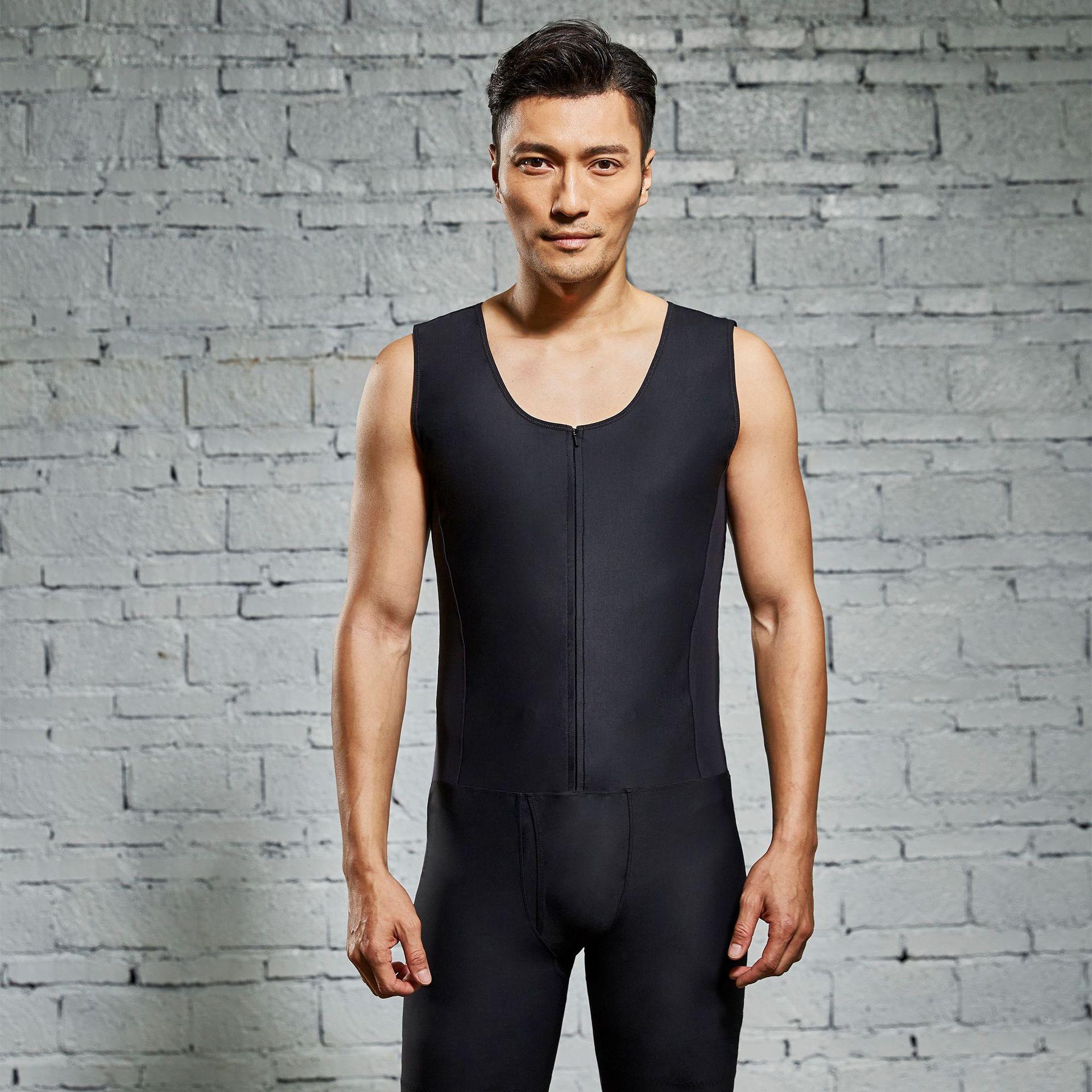 后脱式男士收腹裤连体塑身衣减肥束腰瘦身修身美体