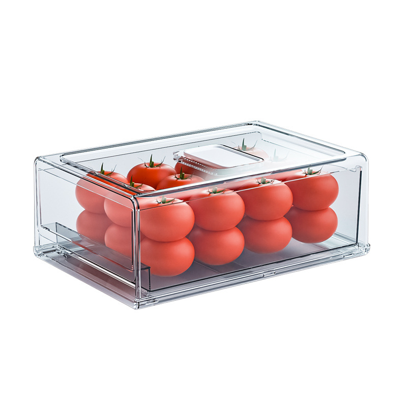 Refrigerator Preservation Frozen Drawer Storage Box Drawer Kitchen Storage Food Food Finishing Egg Storage Box Wholesale