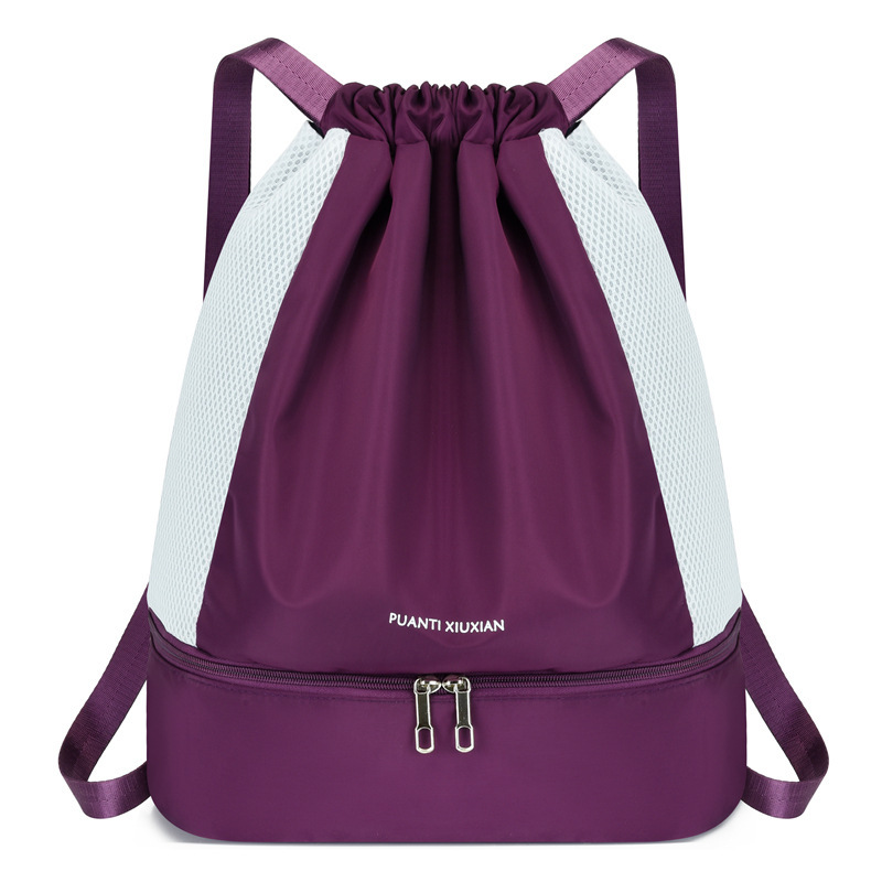 Drawstring Bag Backpack Unisex 2022 New Simple Travel Backpack Large Capacity Drawstring Sport Fitness Bag