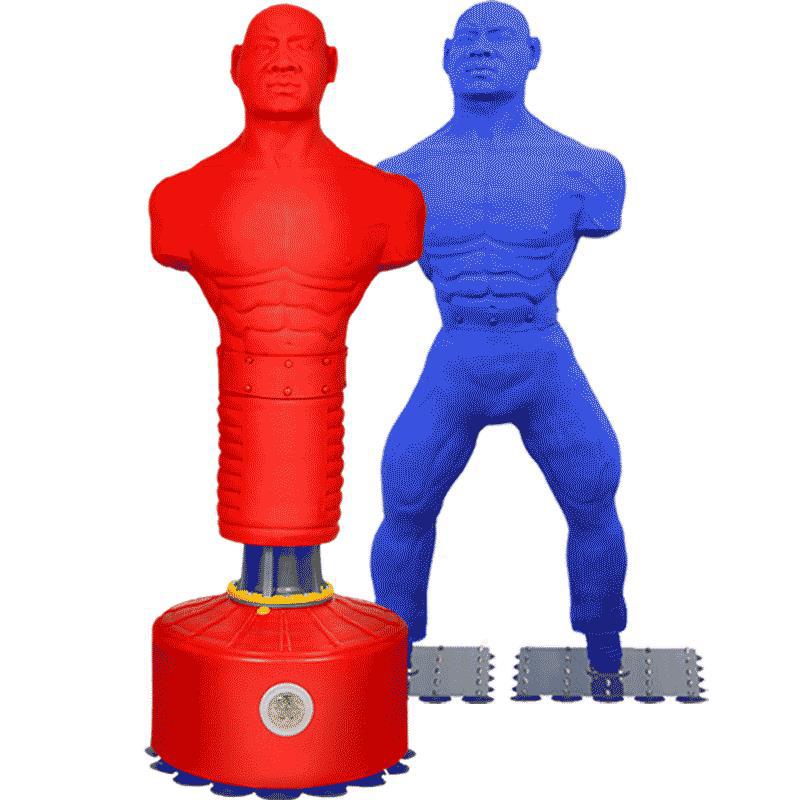人形摔跤沙袋搏克形硅胶拳击沙袋人形不倒翁立式释放儿童投币假人