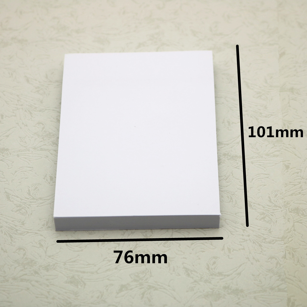 批发品为全白76*101mm办公记事贴白色3*4型便利贴n次贴留言贴