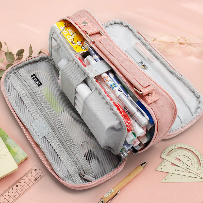 创意网红铅笔盒多功能文具盒ins日系小众大容量简约男孩笔袋学霸