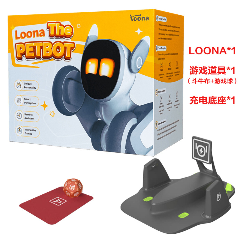 Loona Intelligent Robot Pet Dog Accompany Interactive Programming Face Recognition Ai Emotional Conversation Electronic Toy